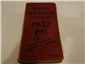 Michelin Guide 1933